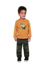 Stretch Corduroy Pants With Cargo Pocket Dark Grey - J20YB26_03070