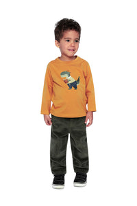 Stretch Corduroy Pants With Cargo Pocket Dark Grey - J20YB26_03070