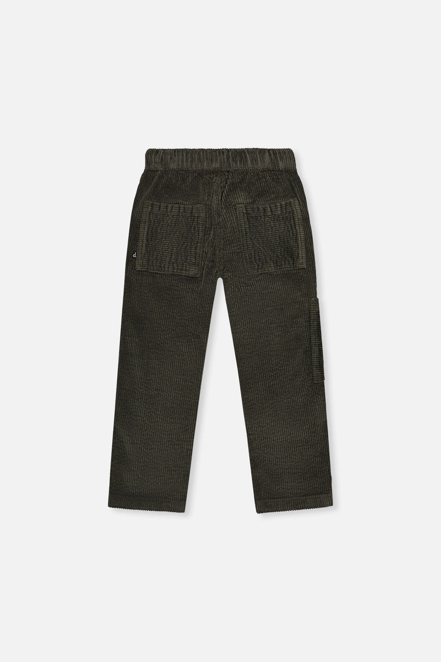 Stretch Corduroy Pants With Cargo Pocket Dark Grey - J20YB26_03070
