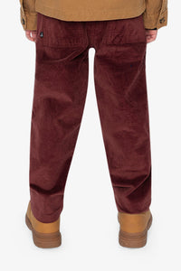 Stretch Corduroy Pants With Cargo Pocket Reddish-Brown - J20YB26_07001