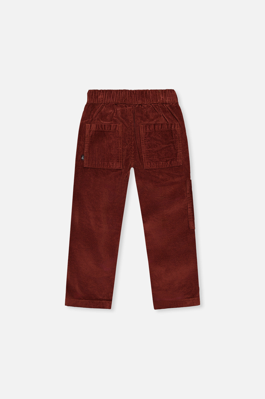 Stretch Corduroy Pants With Cargo Pocket Reddish-Brown - J20YB26_07001