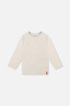 Organic Cotton Long Sleeve T-Shirt Heather Grey - J20YB70_01930