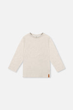 Organic Cotton Long Sleeve T-Shirt Heather Grey - J20YB70_01930