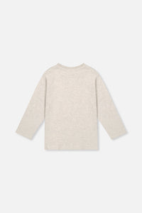 Organic Cotton Long Sleeve T-Shirt Heather Grey - J20YB70_01930