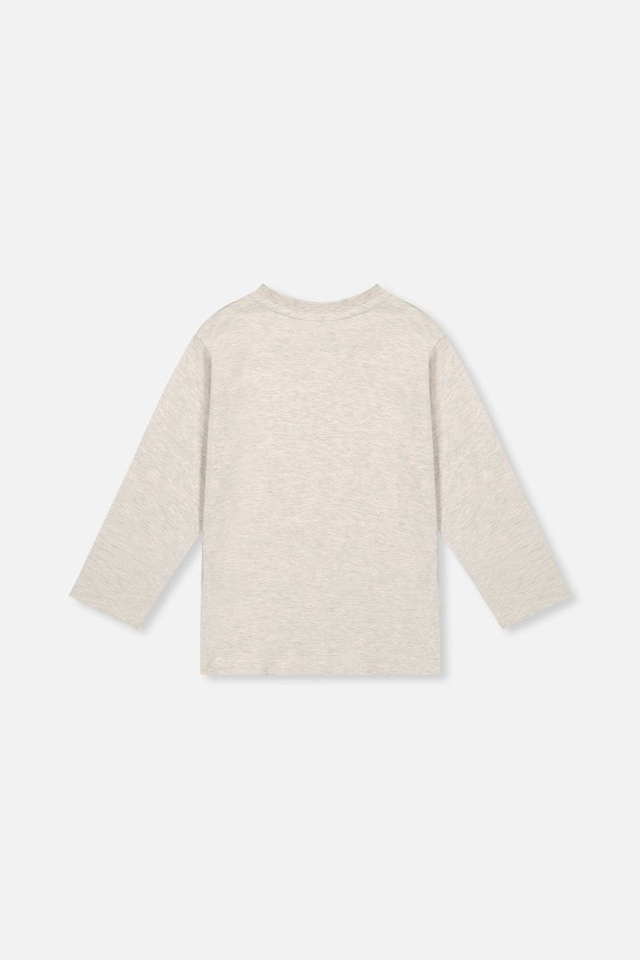 Organic Cotton Long Sleeve T-Shirt Heather Grey - J20YB70_01930