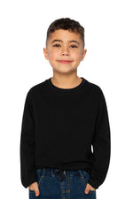 Organic Cotton Long Sleeve T-Shirt Black - J20YB70_09990