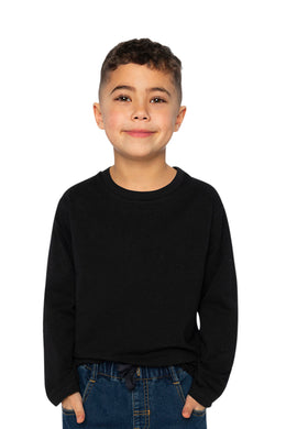 Organic Cotton Long Sleeve T-Shirt Black - J20YB70_09990