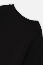 Organic Cotton Long Sleeve T-Shirt Black - J20YB70_09990
