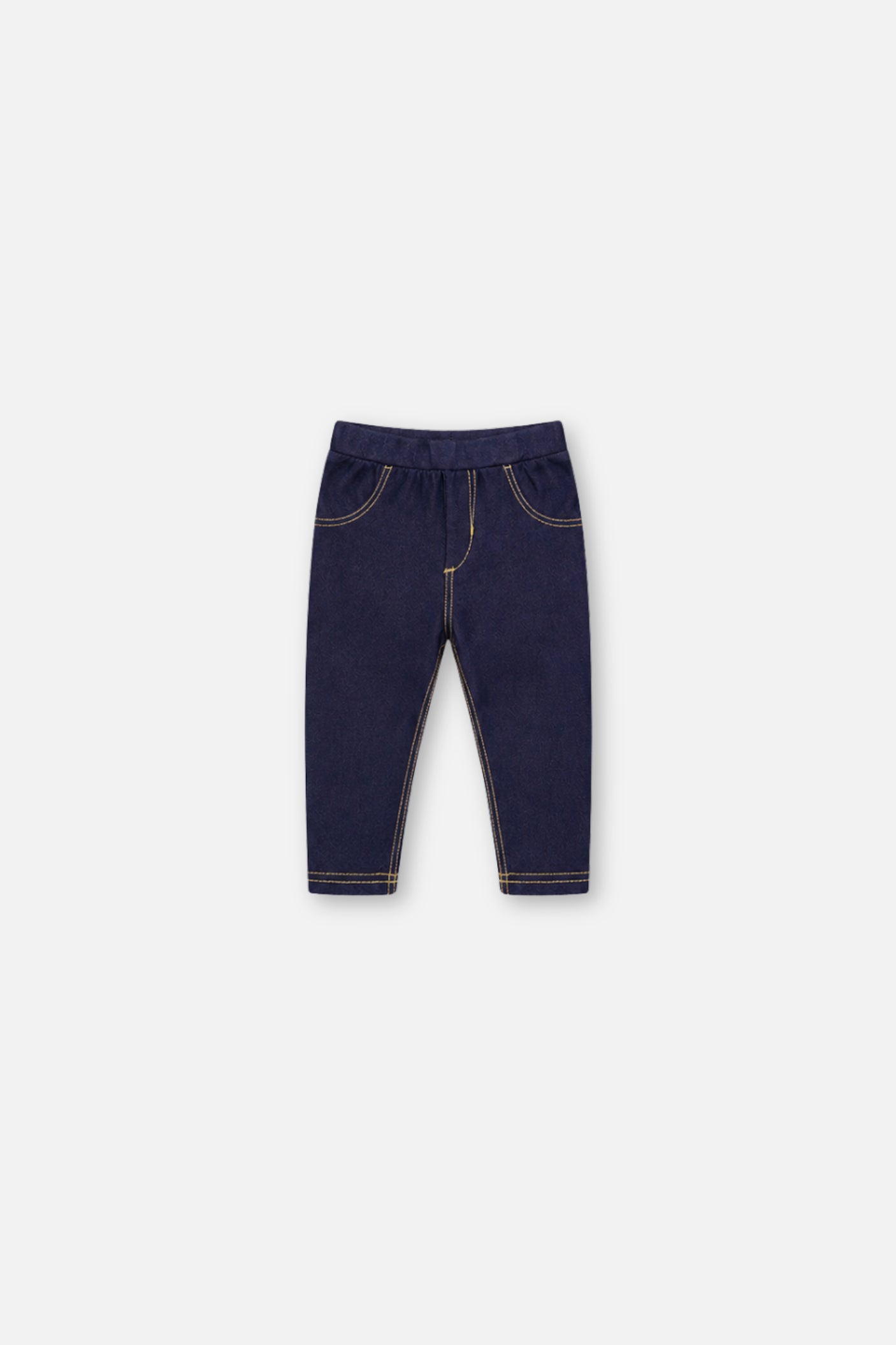 Baby-Jeggings aus marineblauem Denim