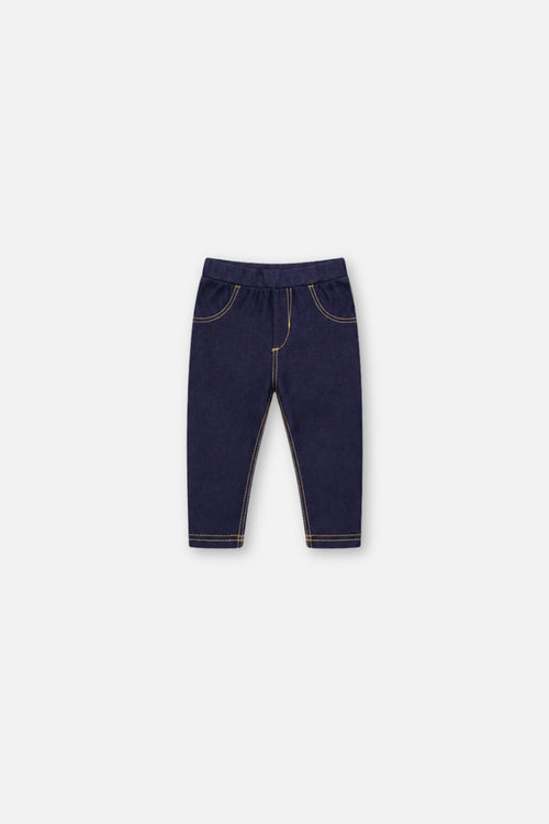 Baby-Jeggings aus marineblauem Denim