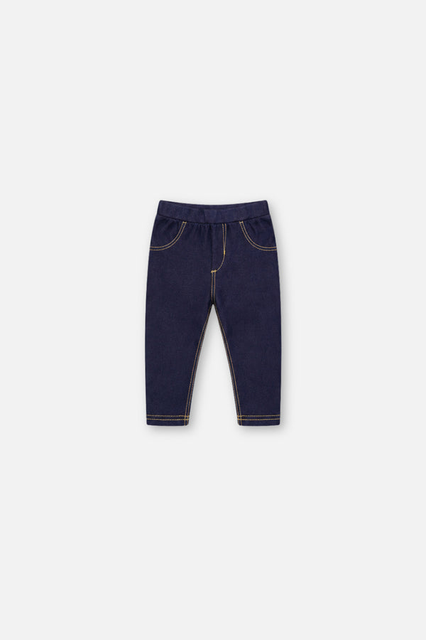 Baby-Jeggings aus marineblauem Denim