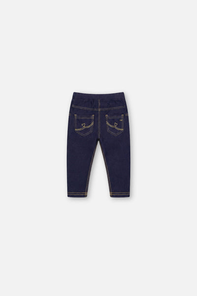 Baby-Jeggings aus marineblauem Denim