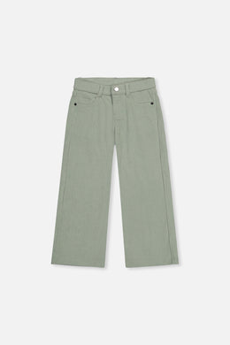 Stretch Corduroy Wide Leg Pants Pale Turquoise - J20YG21_03250