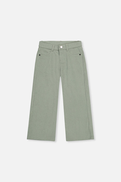 Stretch Corduroy Wide Leg Pants Pale Turquoise - J20YG21_03250