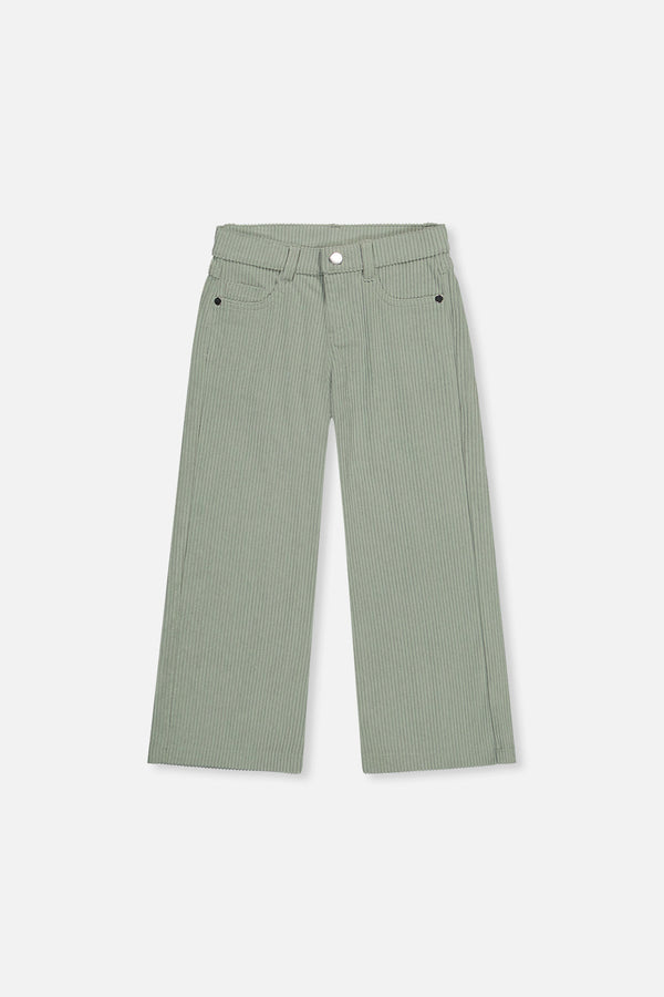 Stretch Corduroy Wide Leg Pants Pale Turquoise - J20YG21_03250