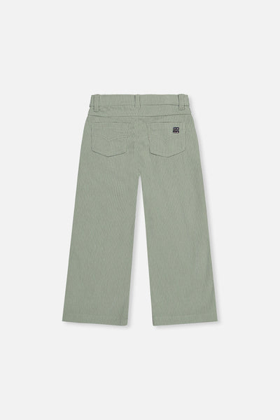 Stretch Corduroy Wide Leg Pants Pale Turquoise - J20YG21_03250