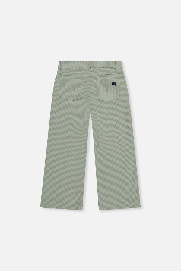 Stretch Corduroy Wide Leg Pants Pale Turquoise - J20YG21_03250