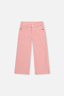 Stretch Corduroy Wide Leg Pants Pink - J20YG21_06210