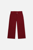 Stretch Corduroy Wide Leg Pants Reddish-Brown - J20YG21_07001