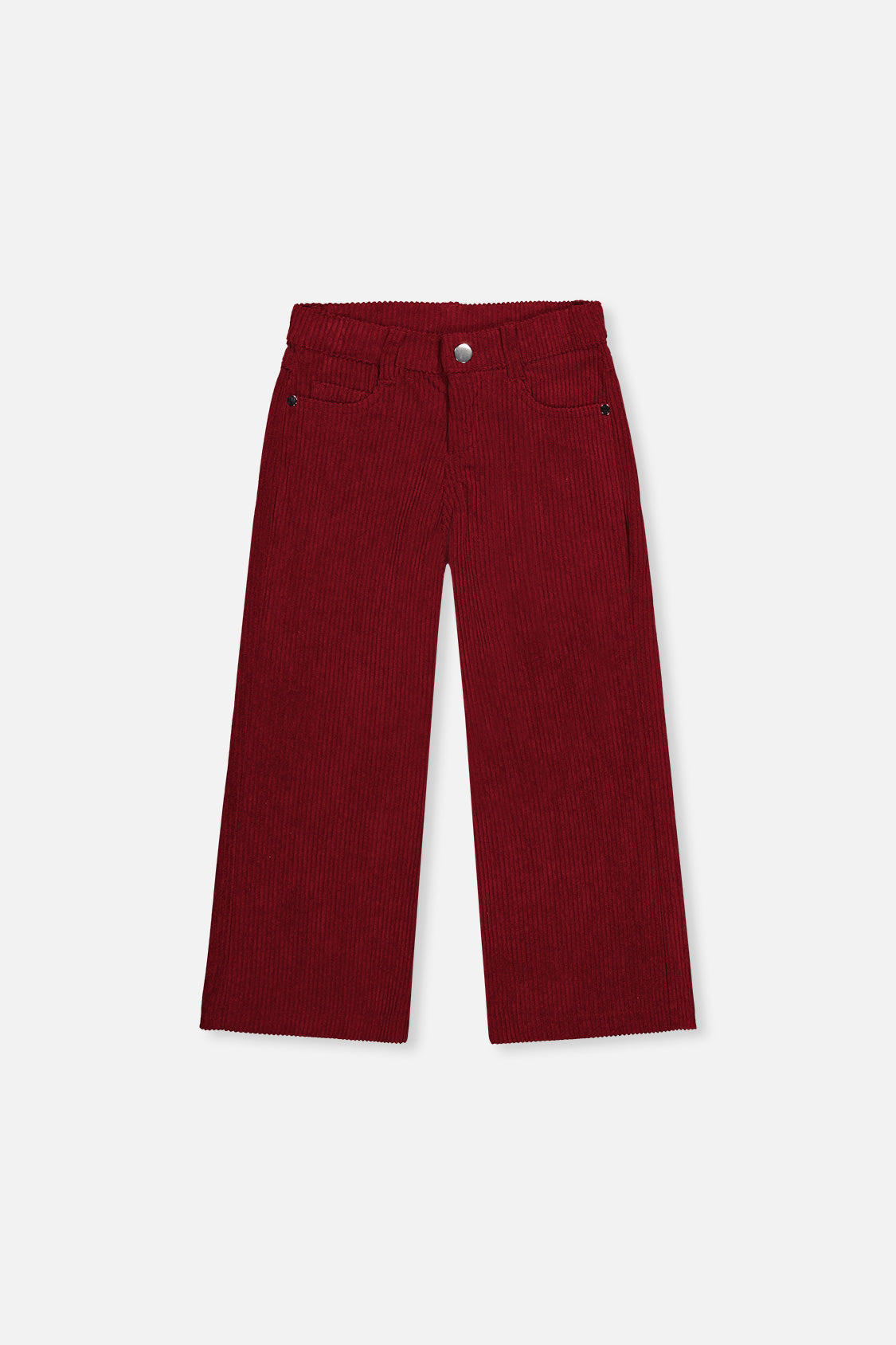 Stretch Corduroy Wide Leg Pants Reddish-Brown - J20YG21_07001