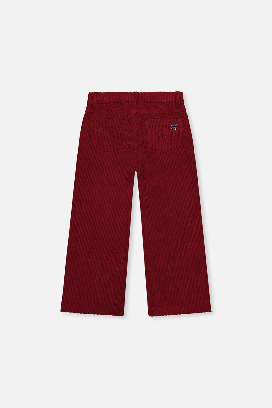 Stretch Corduroy Wide Leg Pants Reddish-Brown - J20YG21_07001
