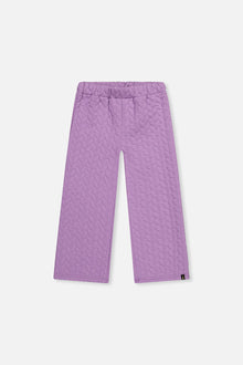 Wide Leg Jacquard Pants Purple - J20YG22_05930