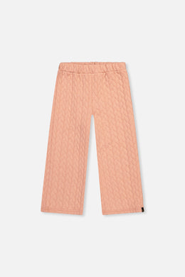 Wide Leg Jacquard Pants Pink - J20YG22_08100