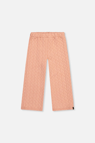 Wide Leg Jacquard Pants Pink - J20YG22_08100