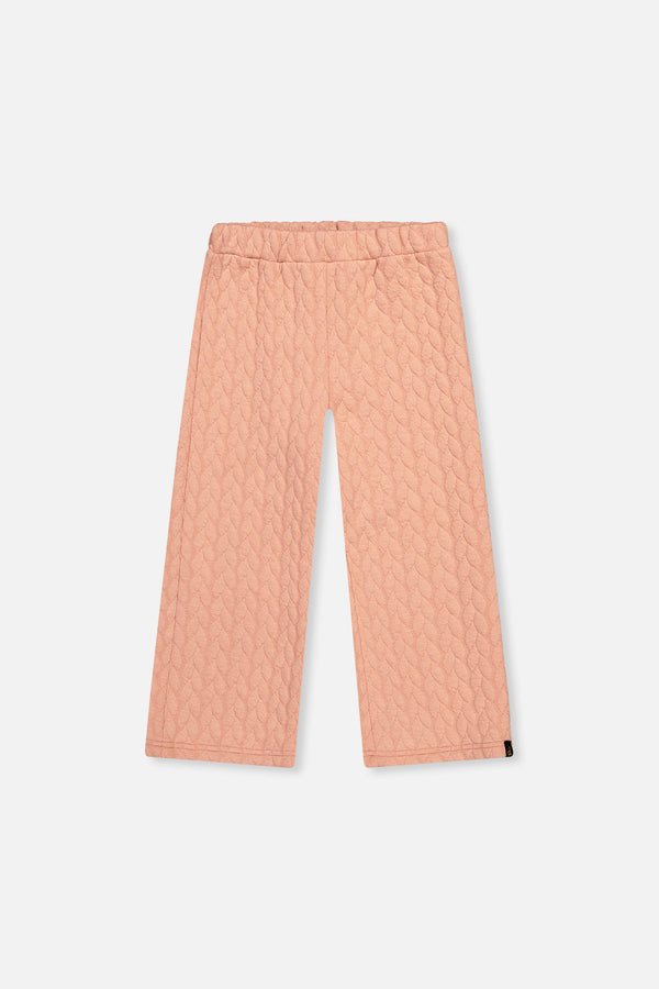 Wide Leg Jacquard Pants Pink - J20YG22_08100