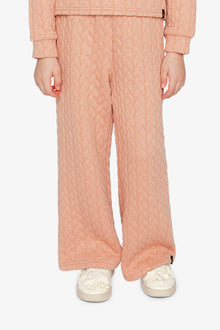 Wide Leg Jacquard Pants Pink - J20YG22_08100