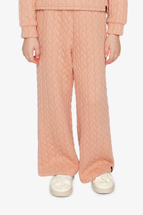 Wide Leg Jacquard Pants Pink - J20YG22_08100