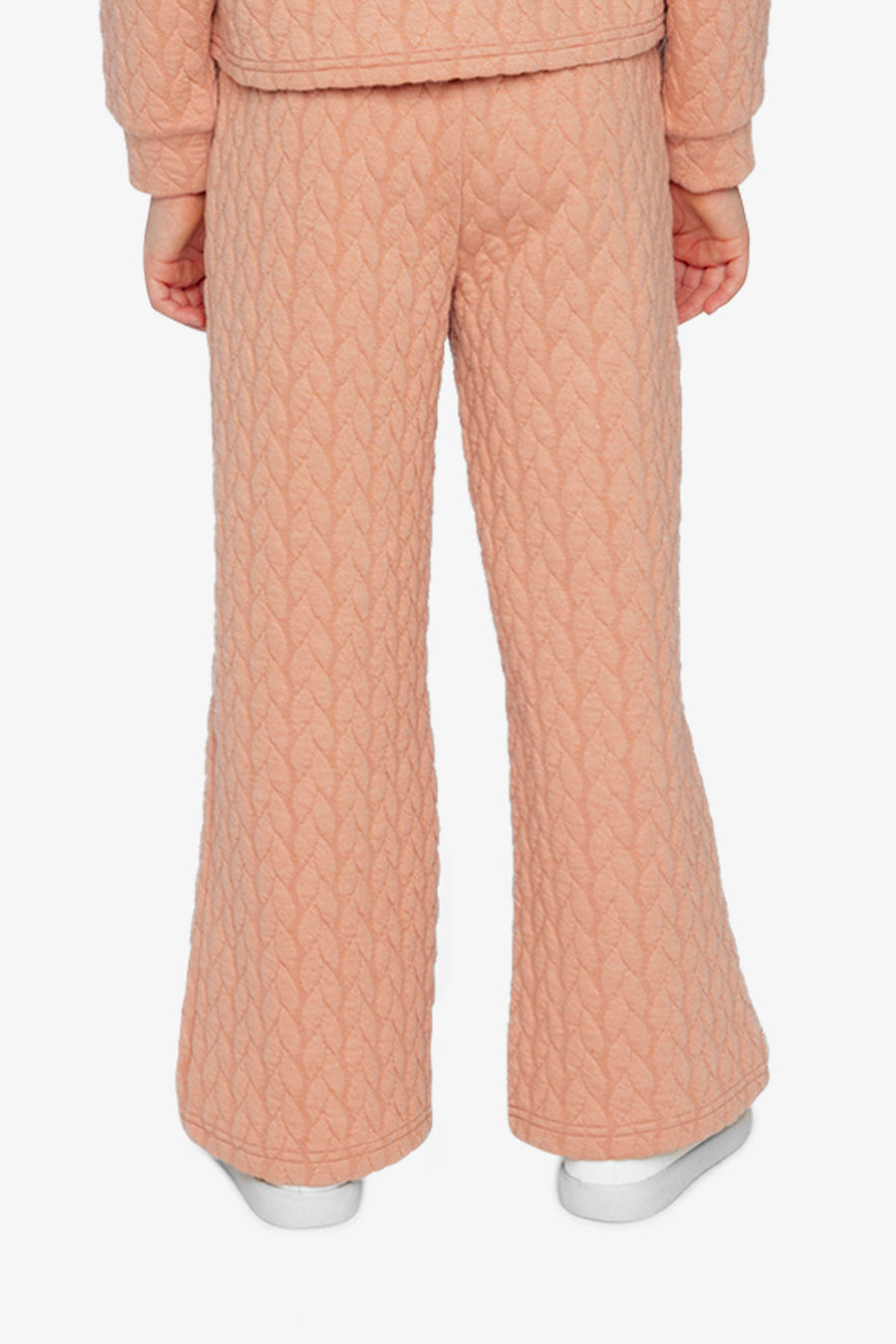 Wide Leg Jacquard Pants Pink - J20YG22_08100