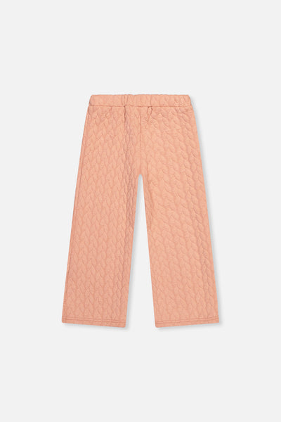 Wide Leg Jacquard Pants Pink - J20YG22_08100