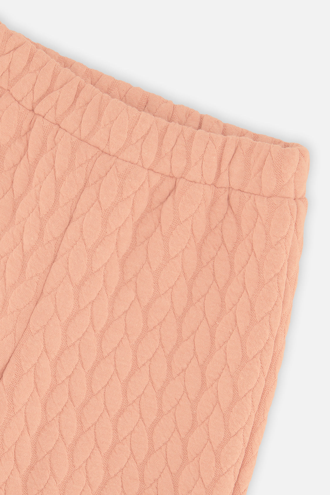 Wide Leg Jacquard Pants Pink - J20YG22_08100