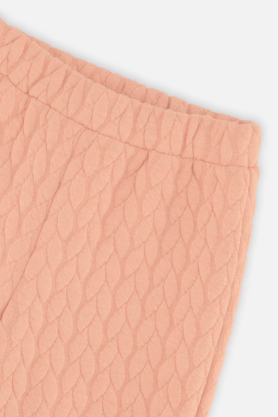 Wide Leg Jacquard Pants Pink - J20YG22_08100