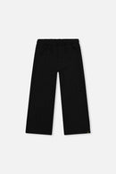 Wide Leg Jacquard Pants Black - J20YG22_09990
