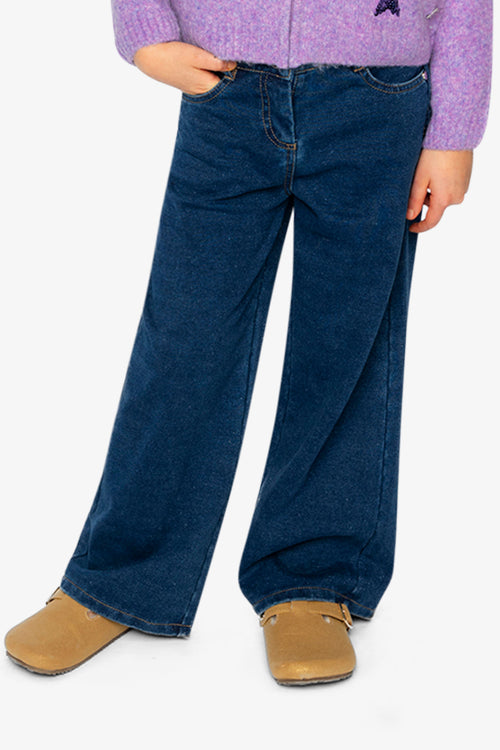 Jeggings With Lurex Navy Blue Denim - J20YG23_01230