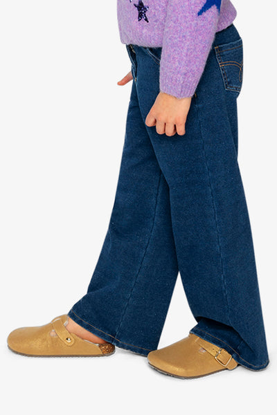 Jeggings With Lurex Navy Blue Denim - J20YG23_01230
