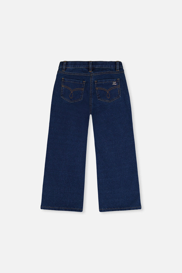 Jeggings With Lurex Navy Blue Denim - J20YG23_01230