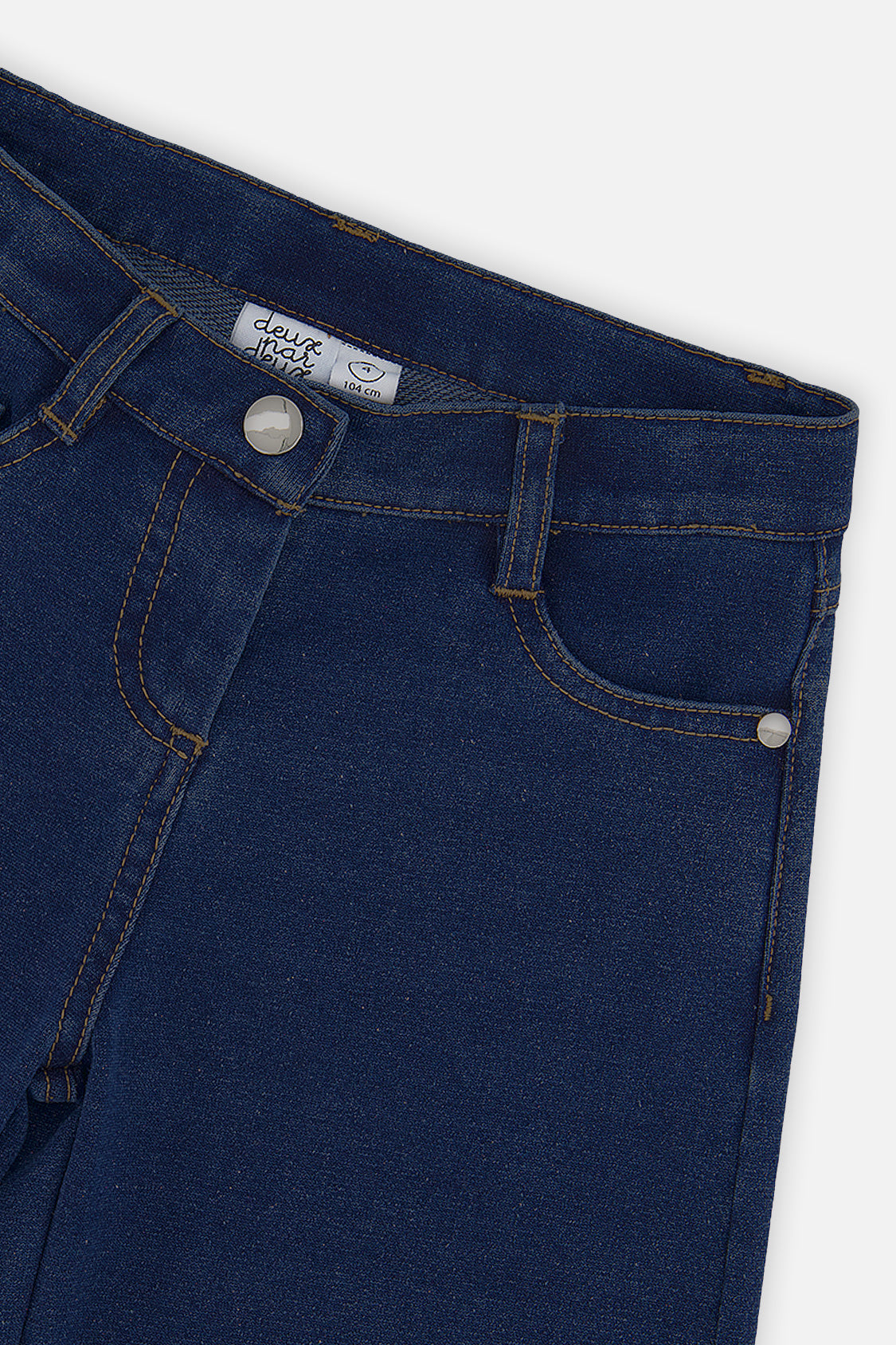 Jeggings With Lurex Navy Blue Denim - J20YG23_01230