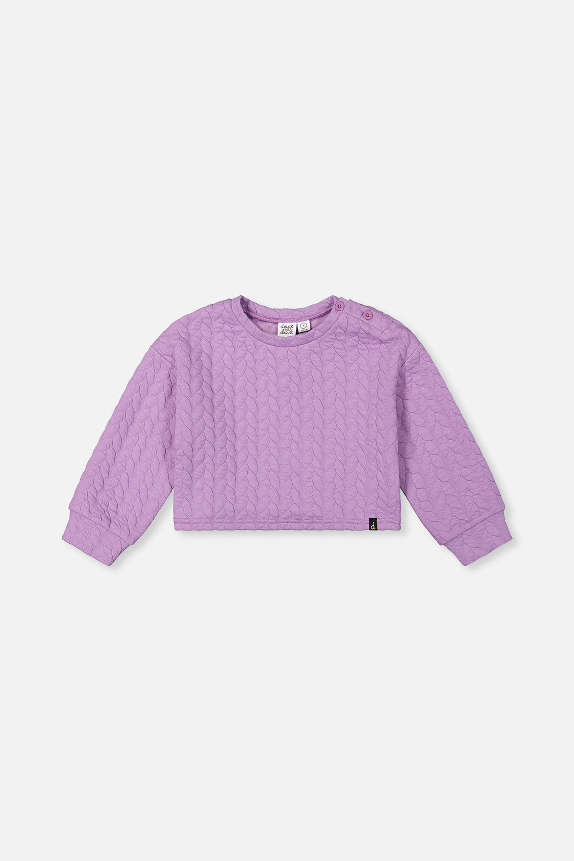 Jacquard Sweatshirt Purple - J20YG32_05930