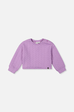 Jacquard Sweatshirt Purple - J20YG32_05930