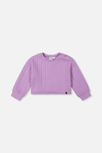 Jacquard Sweatshirt Purple - J20YG32_05930