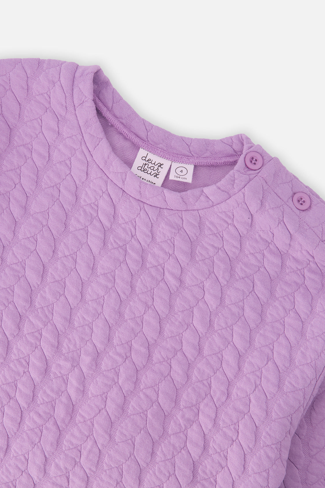 Jacquard Sweatshirt Purple - J20YG32_05930