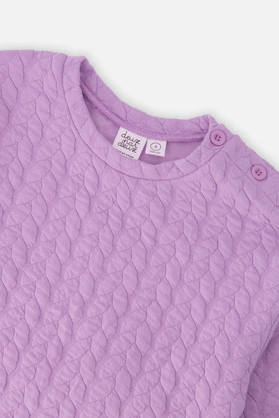 Jacquard Sweatshirt Purple - J20YG32_05930