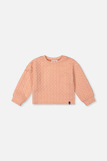 Jacquard Sweatshirt Pink