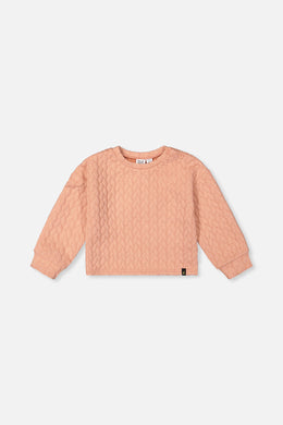 Jacquard Sweatshirt Pink