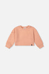 Jacquard Sweatshirt Pink - J20YG32_08100