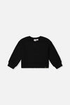 Sweat en jacquard noir