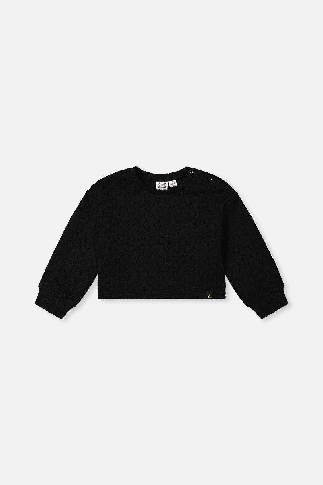 Jacquard Sweatshirt Black - J20YG32_09990